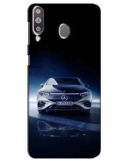 Чехол для Samsung Galaxy M30 (M305) с картинкой «Ночной Mercedes EQ»