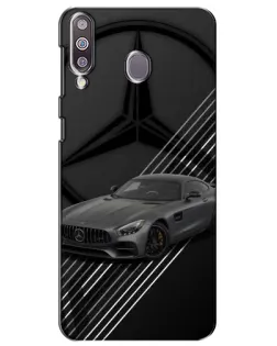 Чехол для Samsung Galaxy M30 (M305) с картинкой «Mercedes AMG — графика»