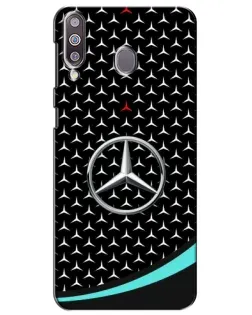 Чехол для Samsung Galaxy M30 (M305) с картинкой «Mercedes — бирюзовый акцент»