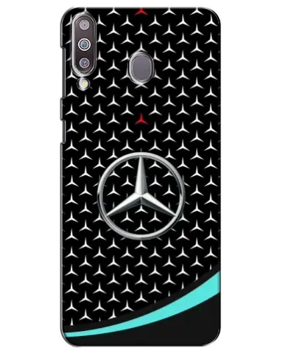 Чехол для Samsung Galaxy M30 (M305) с картинкой «Mercedes — бирюзовый акцент»