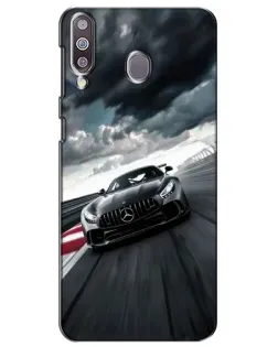 Чехол для Samsung Galaxy M30 (M305) с картинкой «Гоночный Mercedes AMG»