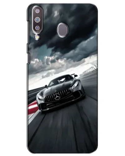 Чехол для Samsung Galaxy M30 (M305) с картинкой «Гоночный Mercedes AMG»