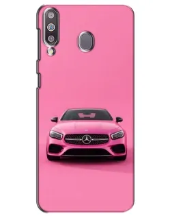 Чехол для Samsung Galaxy M30 (M305) с картинкой «Розовый Mercedes AMG»