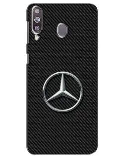 Чехол для Samsung Galaxy M30 (M305) с картинкой «Карбоновый Mercedes стиль»