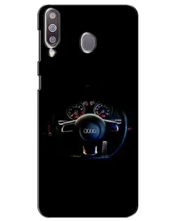 Чохол для Samsung Galaxy M30 (M305) з картинкою «Салон Audi — кермо»