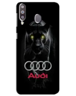 Чохол для Samsung Galaxy M30 (M305) з картинкою «Пантера та Audi»