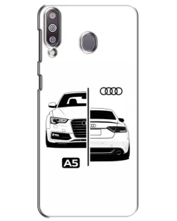 Чохол для Samsung Galaxy M30 (M305) з картинкою «Audi — контрастний дизайн»
