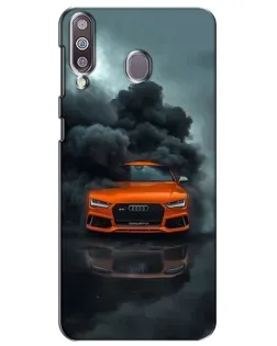 Чохол для Samsung Galaxy M30 (M305) з картинкою «Audi у хмарах диму»
