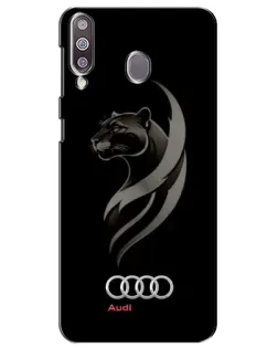 Чохол для Samsung Galaxy M30 (M305) з картинкою «Графіка — пантера та Audi»