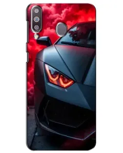 Чехол для Samsung Galaxy M30 (M305) с картинкой «Lamborghini красное сияние» Чехол для Samsung Galaxy M30 (M305) с картинкой «Lamborghini красное сияние»