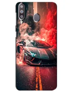 Чехол для Samsung Galaxy M30 (M305) с картинкой «Lamborghini красный дым» Чехол для Samsung Galaxy M30 (M305) с картинкой «Lamborghini красный дым»