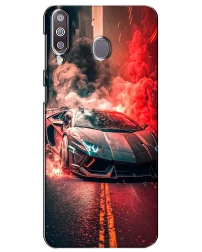 Чехол для Samsung Galaxy M30 (M305) с картинкой «Lamborghini красный дым» Чехол для Samsung Galaxy M30 (M305) с картинкой «Lamborghini красный дым»