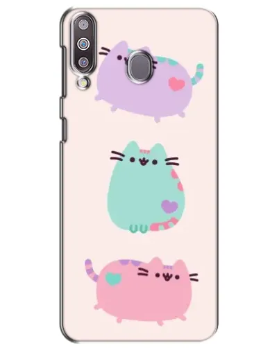 Чохол для Samsung Galaxy M30 (M305) з картинкою «Pusheen тріо» Чохол для Samsung Galaxy M30 (M305) з картинкою «Pusheen тріо»