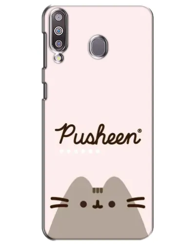 Чохол для Samsung Galaxy M30 (M305) з картинкою «Pusheen логотип» Чохол для Samsung Galaxy M30 (M305) з картинкою «Pusheen логотип»