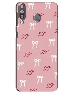 Чохол для Samsung Galaxy M30 (M305) з картинкою «Серця та банти» Чохол для Samsung Galaxy M30 (M305) з картинкою «Серця та банти»