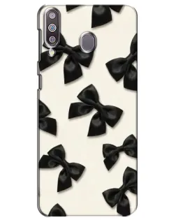 Чохол для Samsung Galaxy M30 (M305) з картинкою «Чорні бантики» Чохол для Samsung Galaxy M30 (M305) з картинкою «Чорні бантики»