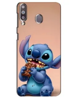 Чохол для Samsung Galaxy M30 (M305) з картинкою «Стіч їсть шоколад»
