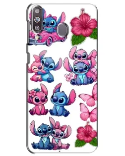Чохол для Samsung Galaxy M30 (M305) з картинкою «Стікери Stitch та Angel»