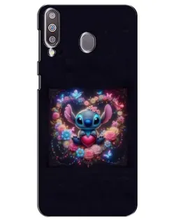 Чохол для Samsung Galaxy M30 (M305) з картинкою «Stitch у квітах»