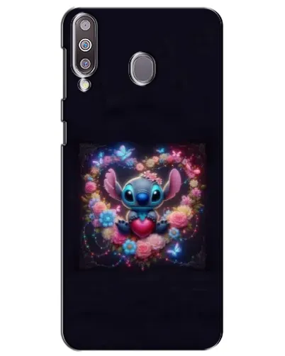 Чохол для Samsung Galaxy M30 (M305) з картинкою «Stitch у квітах» Чохол для Samsung Galaxy M30 (M305) з картинкою «Stitch у квітах»