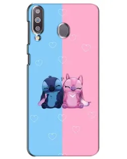 Чохол для Samsung Galaxy M30 (M305) з картинкою «Stitch та Angel Love»