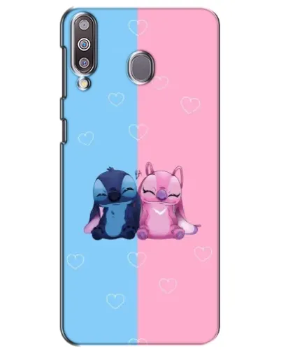 Чохол для Samsung Galaxy M30 (M305) з картинкою «Stitch та Angel Love» Чохол для Samsung Galaxy M30 (M305) з картинкою «Stitch та Angel Love»