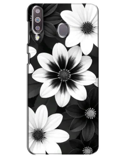 Чехол для Samsung Galaxy M30 (M305) с картинкой «Монохромные астры» Чехол для Samsung Galaxy M30 (M305) с картинкой «Монохромные астры»