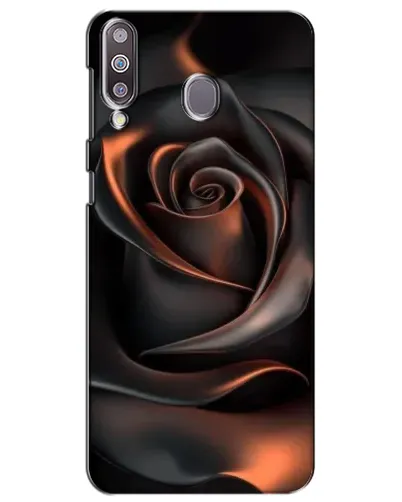 Чехол для Samsung Galaxy M30 (M305) с картинкой «Шелковая черная роза» Чехол для Samsung Galaxy M30 (M305) с картинкой «Шелковая черная роза»