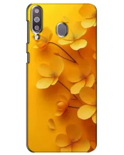 Чехол для Samsung Galaxy M30 (M305) с картинкой «Золотые лепестки»