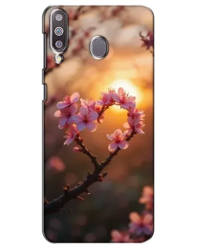 Чехол для Samsung Galaxy M30 (M305) с картинкой «Розовый цвет сердце на фоне заката» Чехол для Samsung Galaxy M30 (M305) с картинкой «Розовый цвет сердце на фоне заката»