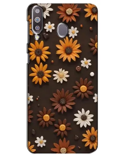 Чехол для Samsung Galaxy M30 (M305) с картинкой «Узор из маленьких подсолнухов» Чехол для Samsung Galaxy M30 (M305) с картинкой «Узор из маленьких подсолнухов»