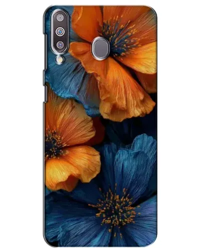 Чехол для Samsung Galaxy M30 (M305) с картинкой «Яркая сине-оранжевая флора» Чехол для Samsung Galaxy M30 (M305) с картинкой «Яркая сине-оранжевая флора»