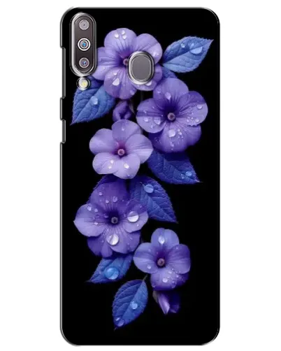 Чехол для Samsung Galaxy M30 (M305) с картинкой «Фиолетовые цветы с росою» Чехол для Samsung Galaxy M30 (M305) с картинкой «Фиолетовые цветы с росою»