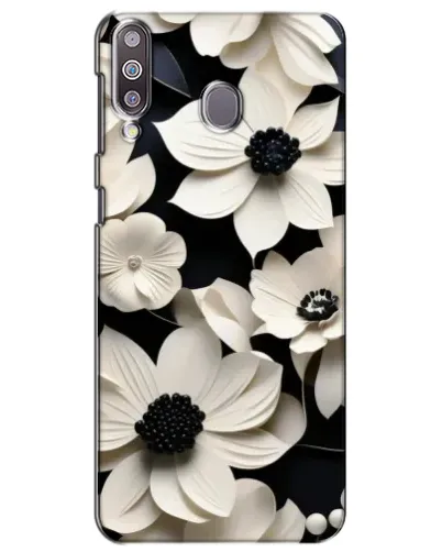 Чехол для Samsung Galaxy M30 (M305) с картинкой «Объемные белые цветы» Чехол для Samsung Galaxy M30 (M305) с картинкой «Объемные белые цветы»