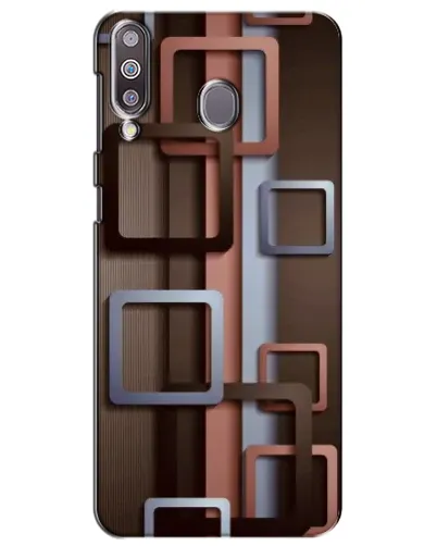 Чохол для Samsung Galaxy M30 (M305) з картинкою «Коричневі об'ємні квадрати» Чохол для Samsung Galaxy M30 (M305) з картинкою «Коричневі об'ємні квадрати»