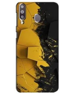 Чохол для Samsung Galaxy M30 (M305) з картинкою «Золоті уламки геометрії»