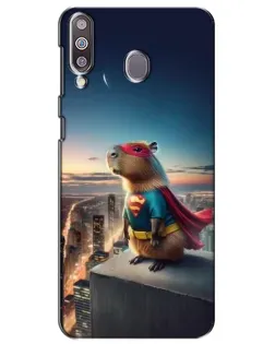 Чехол для Samsung Galaxy M30 (M305) с картинкой «Капи-мен супергерой»