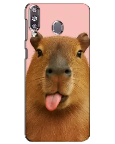 Чехол для Samsung Galaxy M30 (M305) с картинкой «Капибара с языком» Чехол для Samsung Galaxy M30 (M305) с картинкой «Капибара с языком»