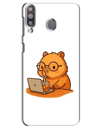 Чехол для Samsung Galaxy M30 (M305) с картинкой «Капибара с ноутбуком» Чехол для Samsung Galaxy M30 (M305) с картинкой «Капибара с ноутбуком»