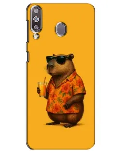 Чехол для Samsung Galaxy M30 (M305) с картинкой «Капибара на отдыхе»