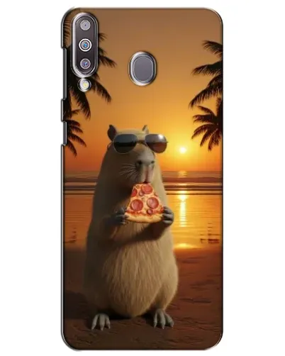 Чехол для Samsung Galaxy M30 (M305) с картинкой «Капибара с пиццей» Чехол для Samsung Galaxy M30 (M305) с картинкой «Капибара с пиццей»