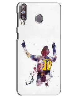 Чехол для Samsung Galaxy M30 (M305) с картинкой «Акварельный Месси Барселона» Чехол для Samsung Galaxy M30 (M305) с картинкой «Акварельный Месси Барселона»