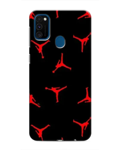 Чехол для Samsung Galaxy M30s (M307) с картинкой «Jordan Red Pattern»