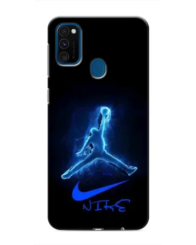 Чехол для Samsung Galaxy M30s (M307) с картинкой «Jordan Neon Blue»