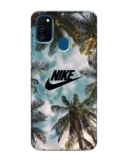 Чехол для Samsung Galaxy M30s (M307) с картинкой «Тропический принт Nike»
