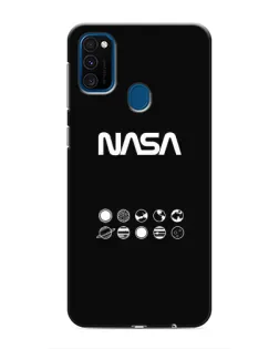Чехол для Samsung Galaxy M30s (M307) с картинкой «NASA — технический принт»