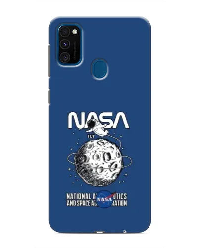 Чехол для Samsung Galaxy M30s (M307) с картинкой «NASA — лунная миссия»