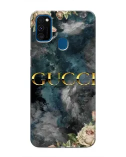 Чехол для Samsung Galaxy M30s (M307) с картинкой «Абстрактные цветы Gucci»