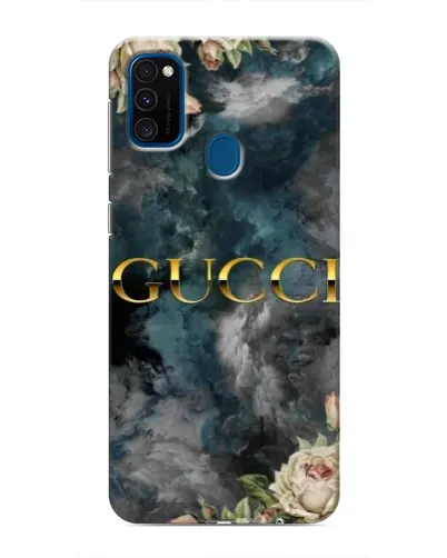 Чехол для Samsung Galaxy M30s (M307) с картинкой «Абстрактные цветы Gucci»
