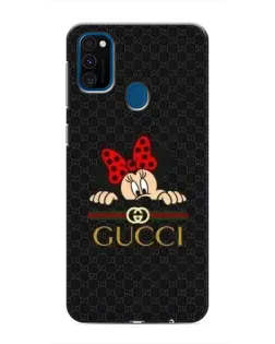 Чехол для Samsung Galaxy M30s (M307) с картинкой «Минни Маус Gucci — черный»